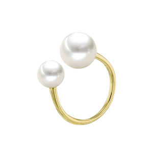 Brogle Selection Ocean freshwater pearl ring