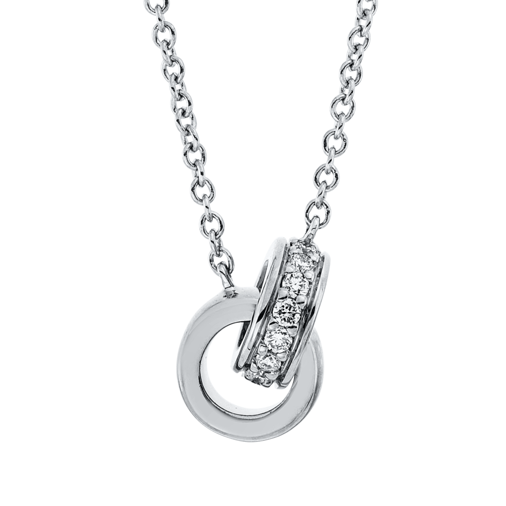 Brogle Classic necklace with diamond pendant