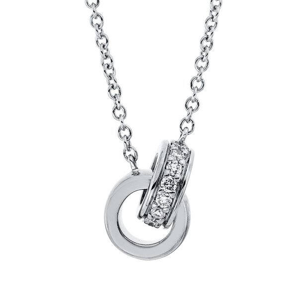Brogle Classic necklace with diamond pendant
