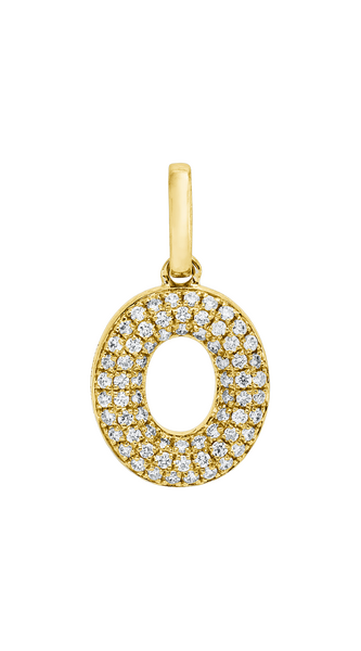 Brogle Classic Buchstabenanhänger O mit Diamanten Brogle Classic Buchstabenanhänger O mit Diamanten