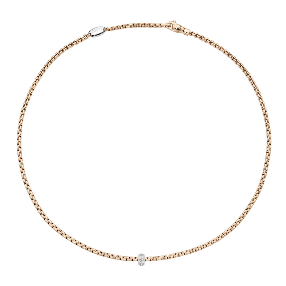 Rose, white gold