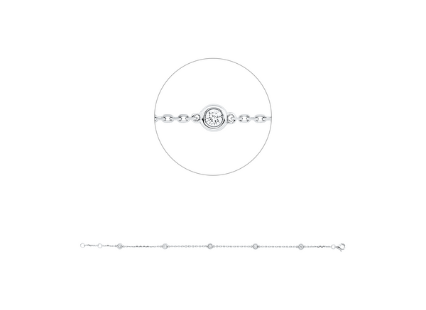 Brogle Classic Diamantarmband