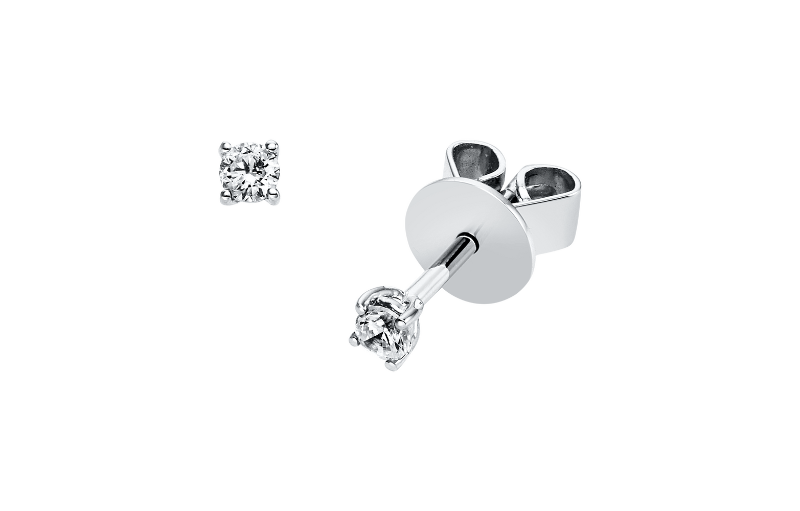 Brogle solitaire ear studs Julia up to 0.5 carat Brogle solitaire ear studs Julia up to 0.5...
