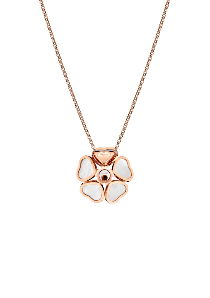 Chopard Happy Hearts Flowers Necklace with Pendant