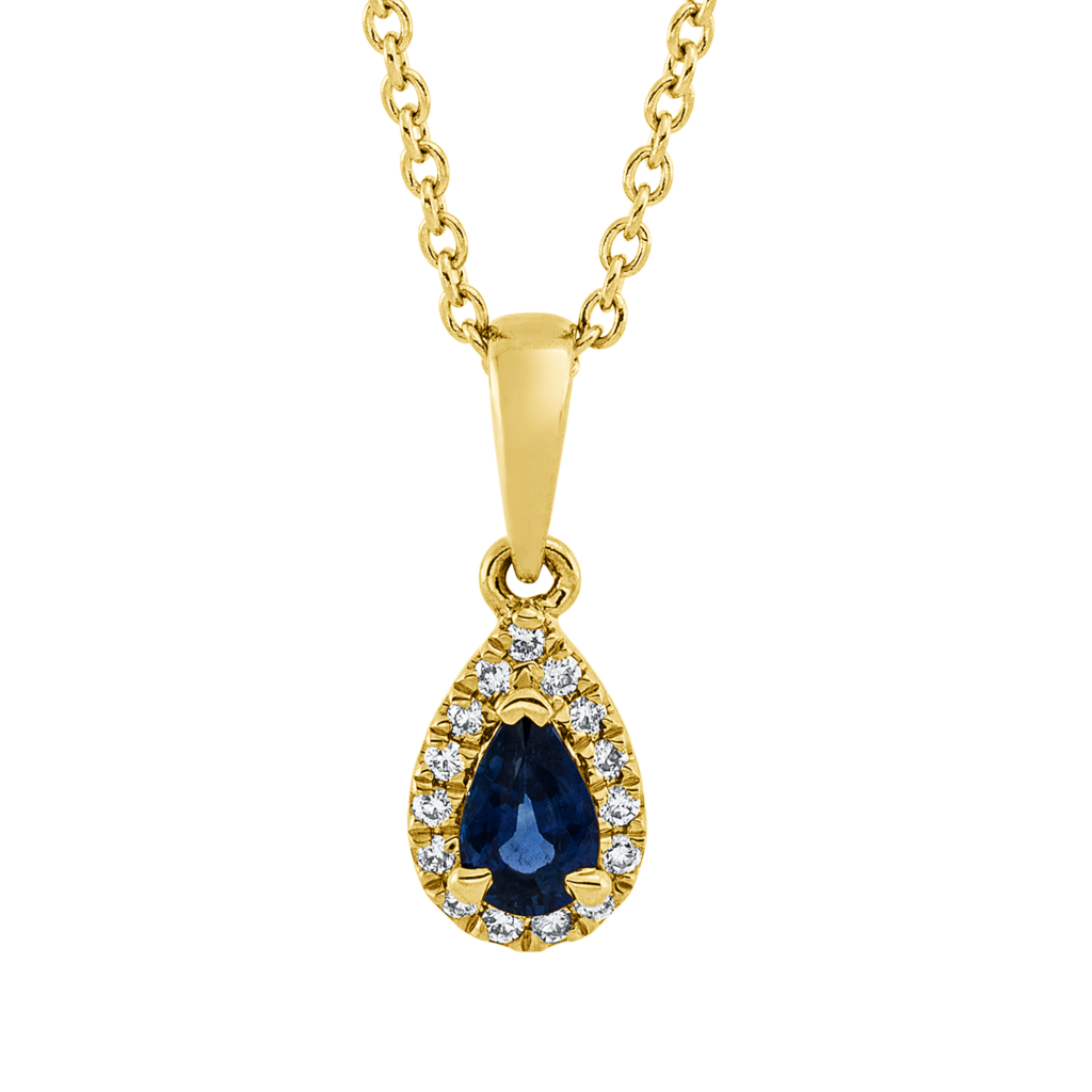 Brogle Classic Kette mit Saphiranhänger Brogle Classic Kette mit Saphiranhänger
