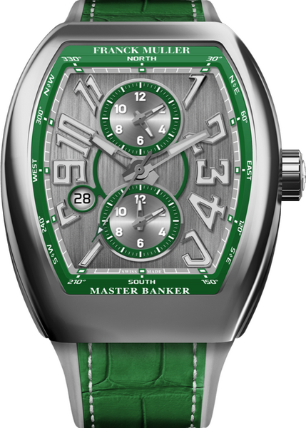 Franck Muller Vanguard Master Banker 3 time zones 53.7 x 44mm Franck Muller Vanguard Master Banker 3 time zones 53.7 x 44mm
