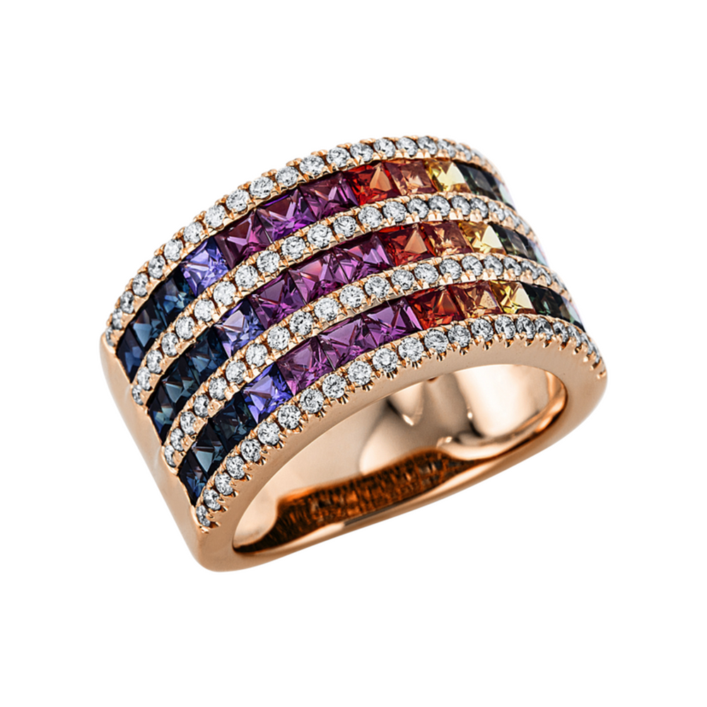 Brogle Selection Rainbow Ring