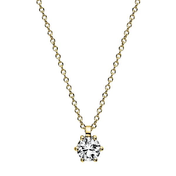 Brogle solitaire necklace Marie up to 0.5 carat Brogle solitaire necklace Marie up to 0.5 carat