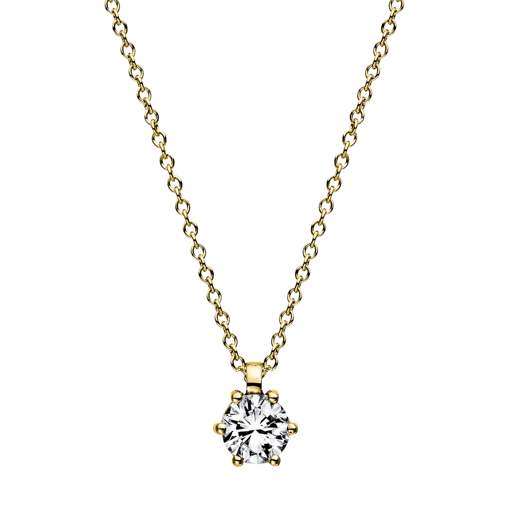 Brogle solitaire necklace Marie up to 0.5 carat Brogle solitaire necklace Marie up to 0.5 carat