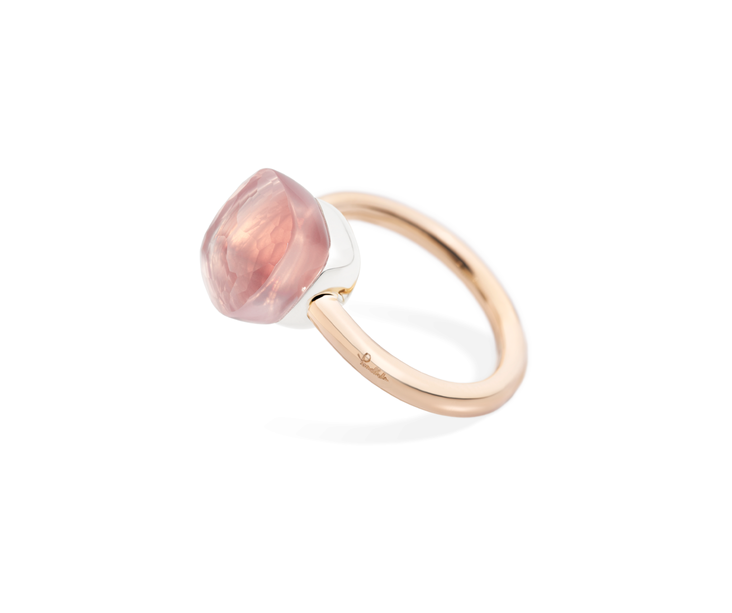 Pomellato Nudo Classic Rose Quartz Ring