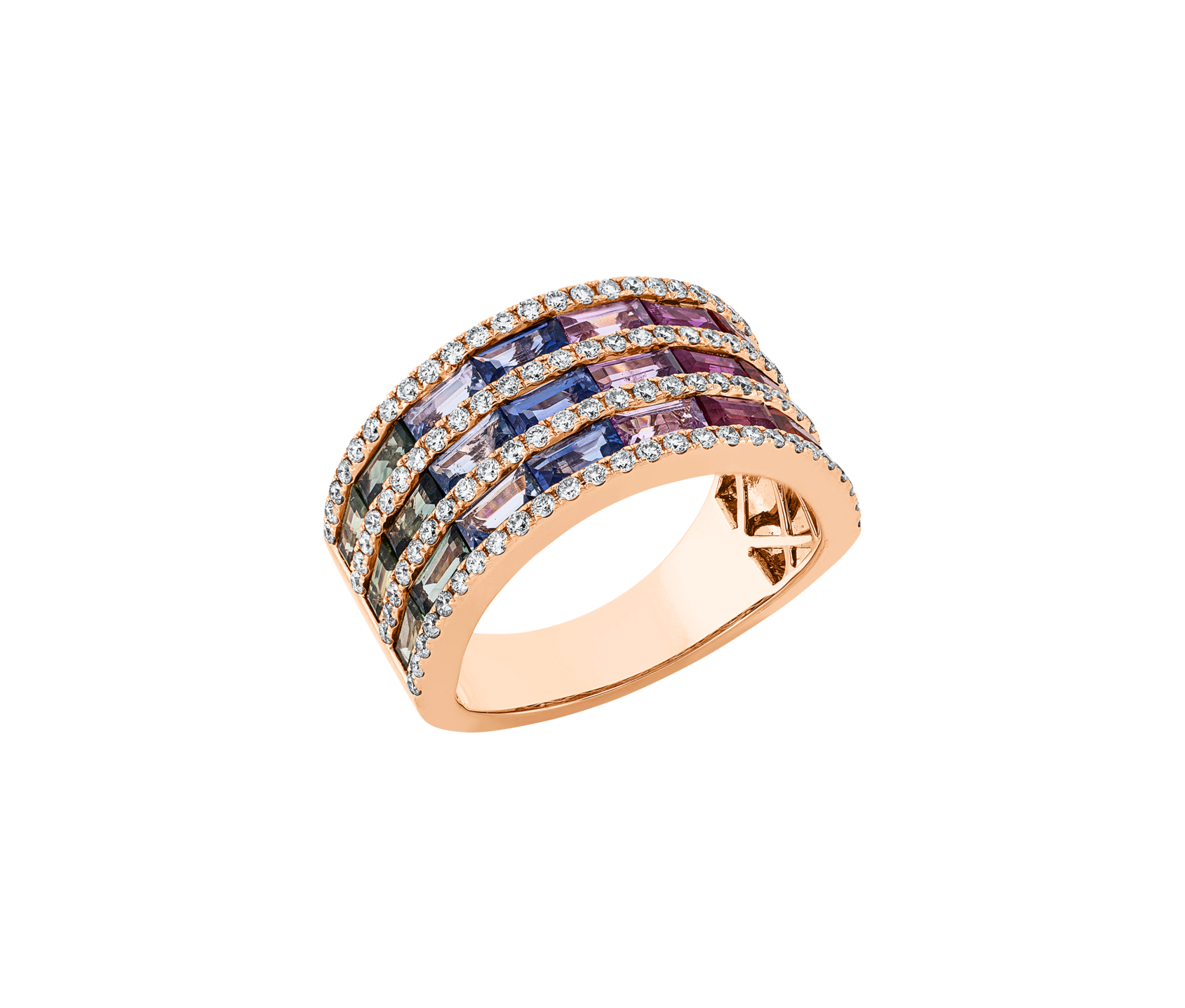 Brogle Selection sapphire ring Rainbow Brogle Selection sapphire ring Rainbow