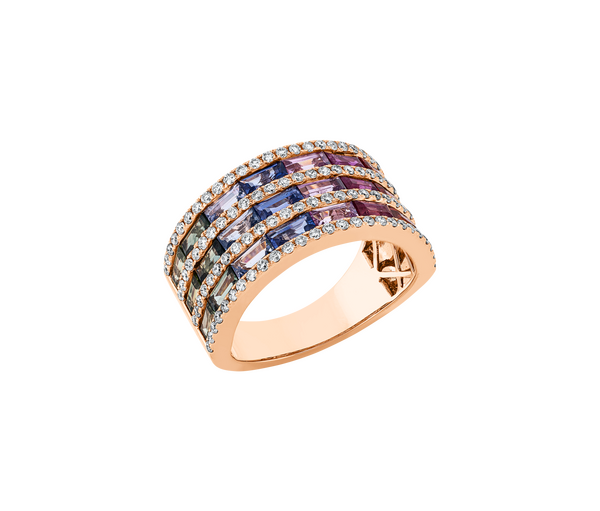 Brogle Selection sapphire ring Rainbow Brogle Selection sapphire ring Rainbow