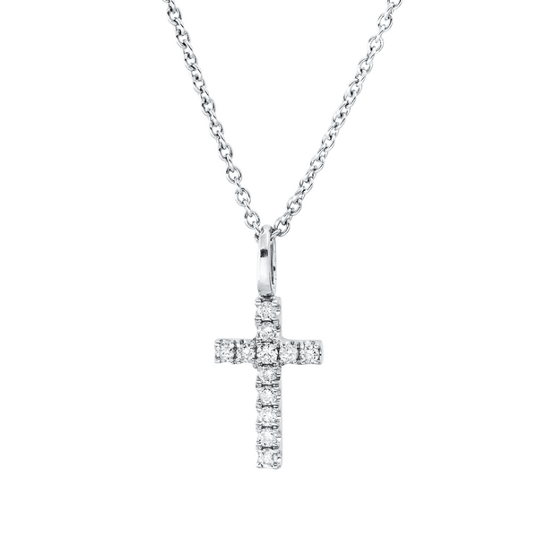 Brogle Classic Kette mit Diamantkreuz Brogle Classic Kette mit Diamantkreuz