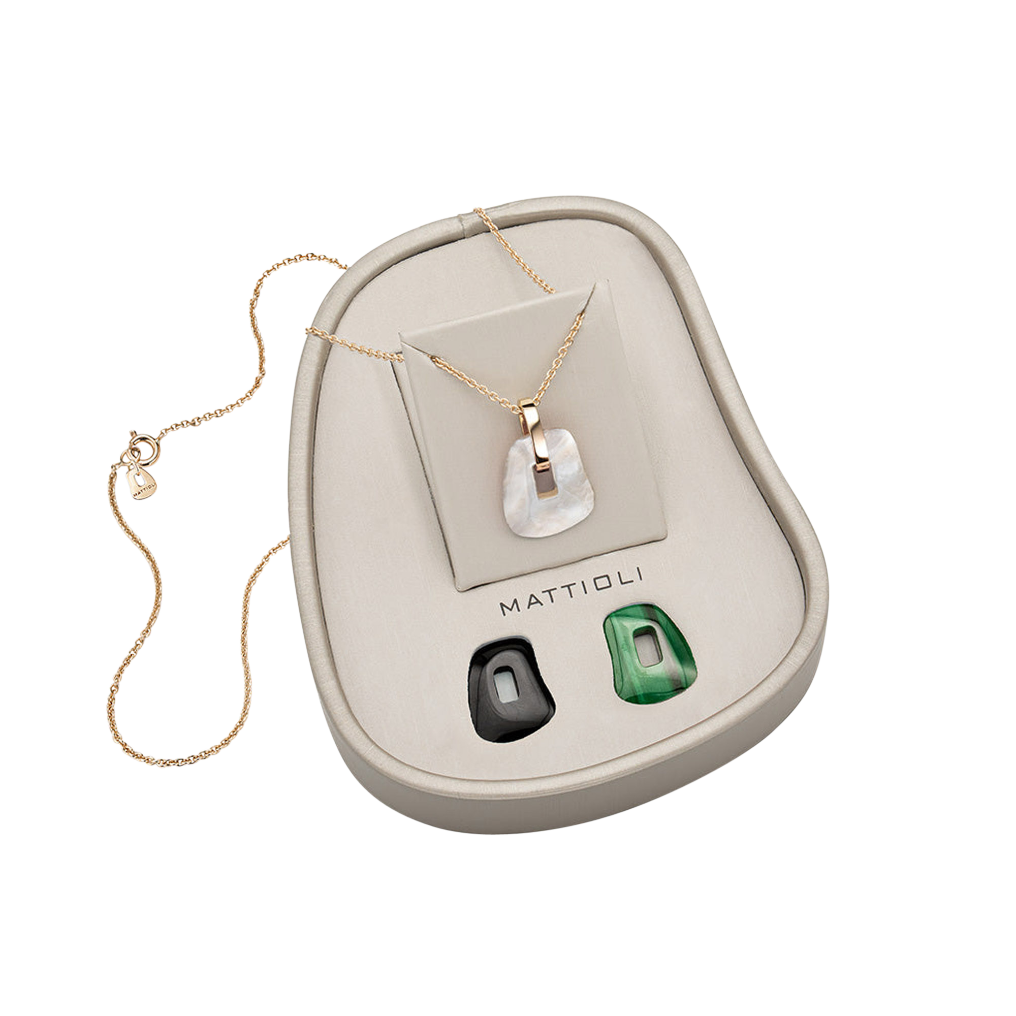 Mattioli Puzzle necklace box, small with 3 puzzles Mattioli Puzzle necklace box, small with 3 puzzles