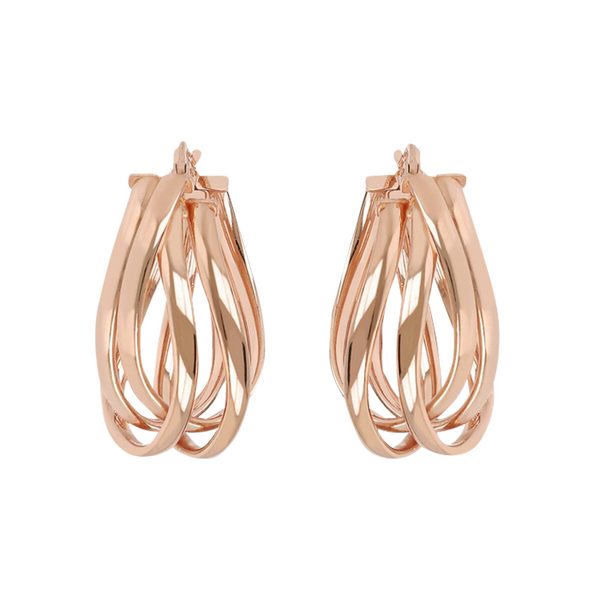 Bronzallure Purezza hoop earrings