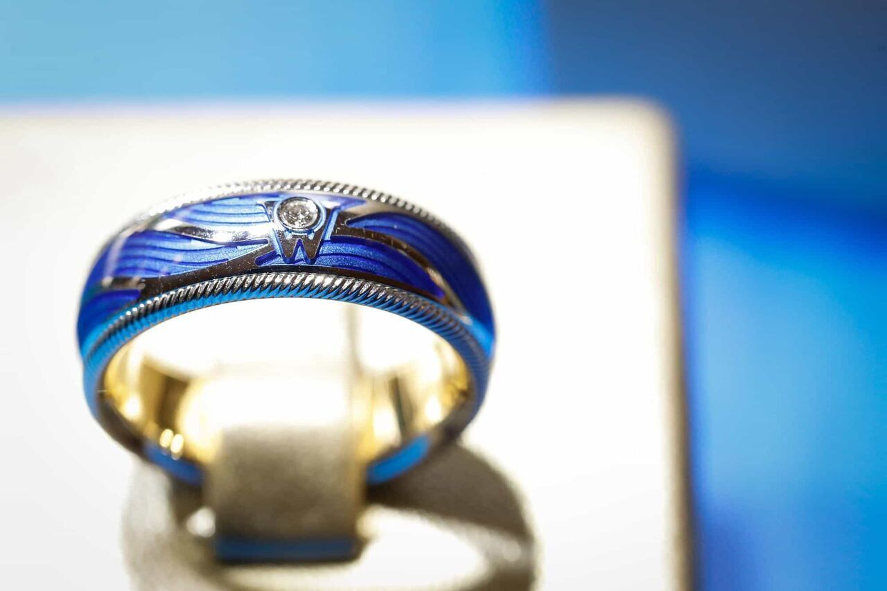 Wellendorff Wave Shimmer Ring Wellendorff Wave Shimmer Ring