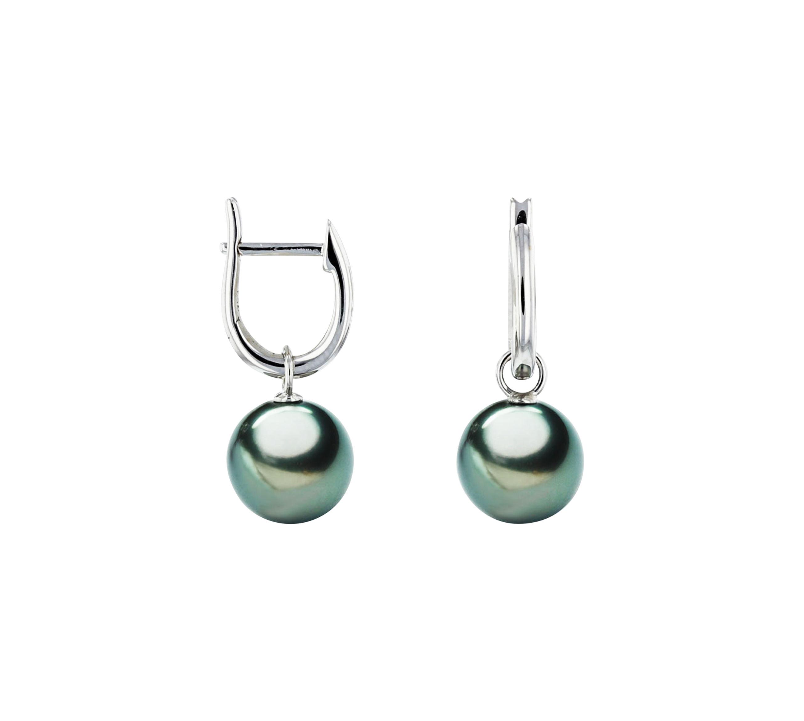 Brogle Classic Tahiti pearl hoop earrings Brogle Classic Tahiti pearl hoop earrings