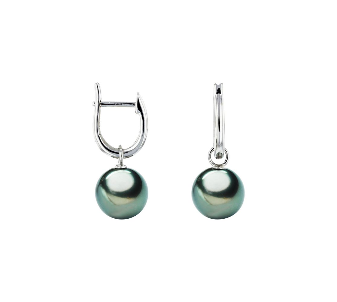 Brogle Classic Tahiti pearl hoop earrings Brogle Classic Tahiti pearl hoop earrings