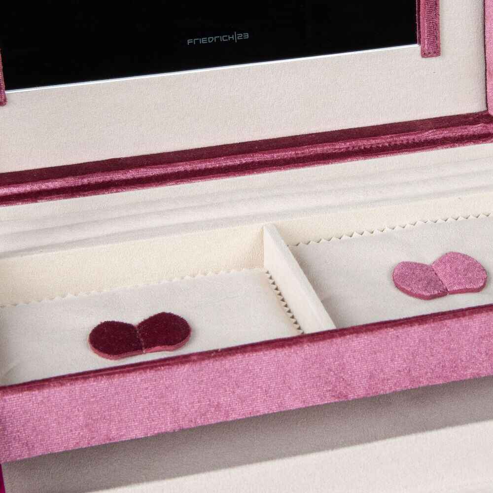 Friedrich Schmuckkoffer Chenille - Fuchsia Friedrich Schmuckkoffer Chenille - Fuchsia