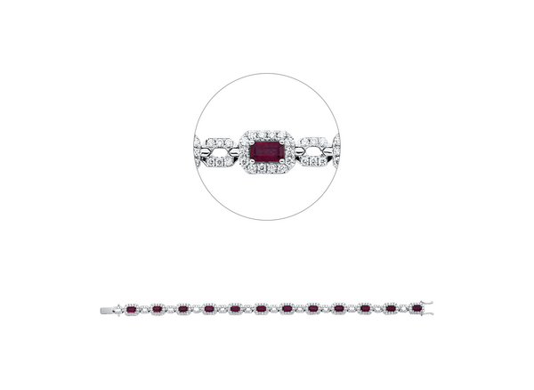 Brogle Selection ruby bracelet