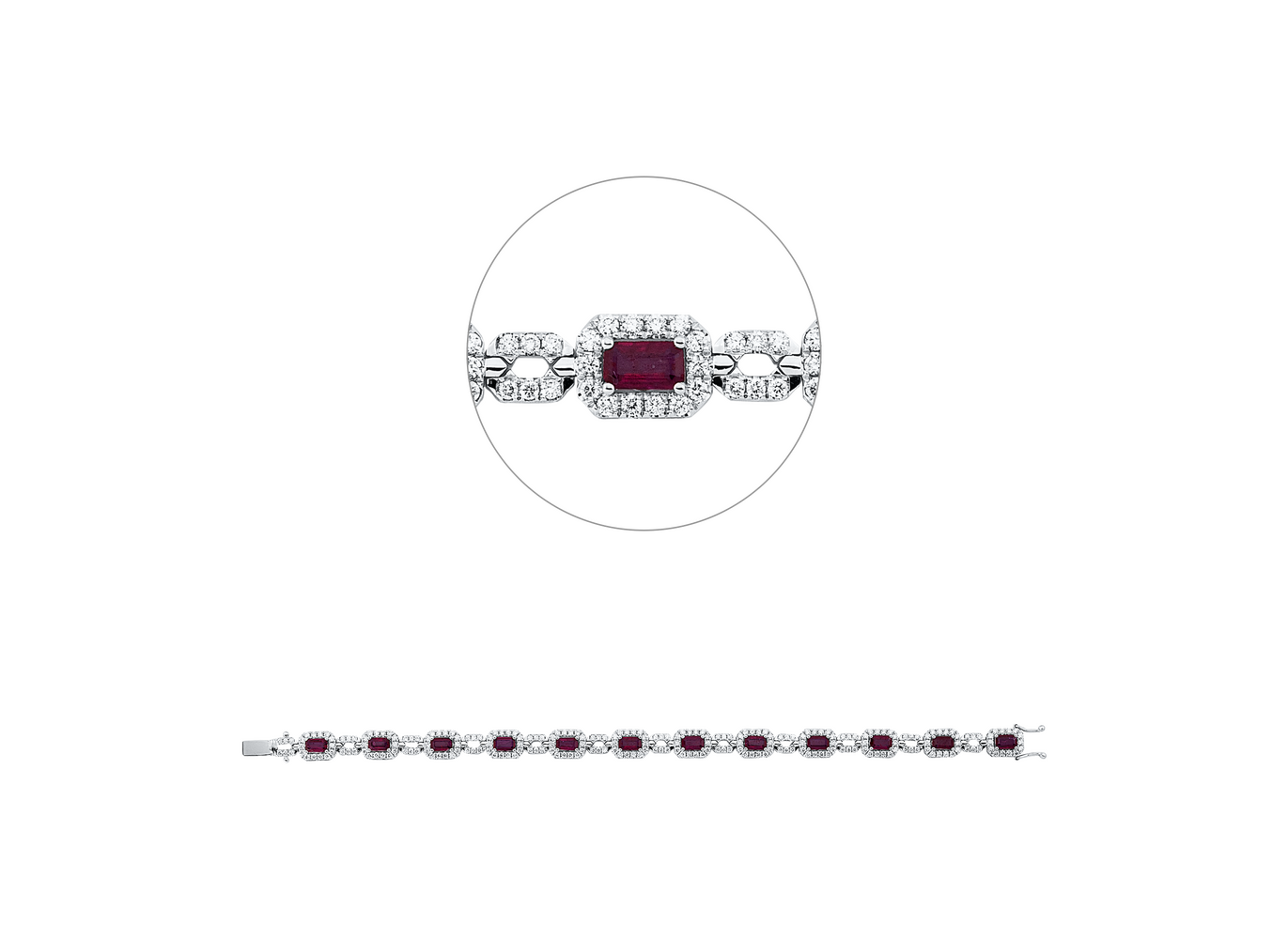 Brogle Selection ruby bracelet Brogle Selection ruby bracelet