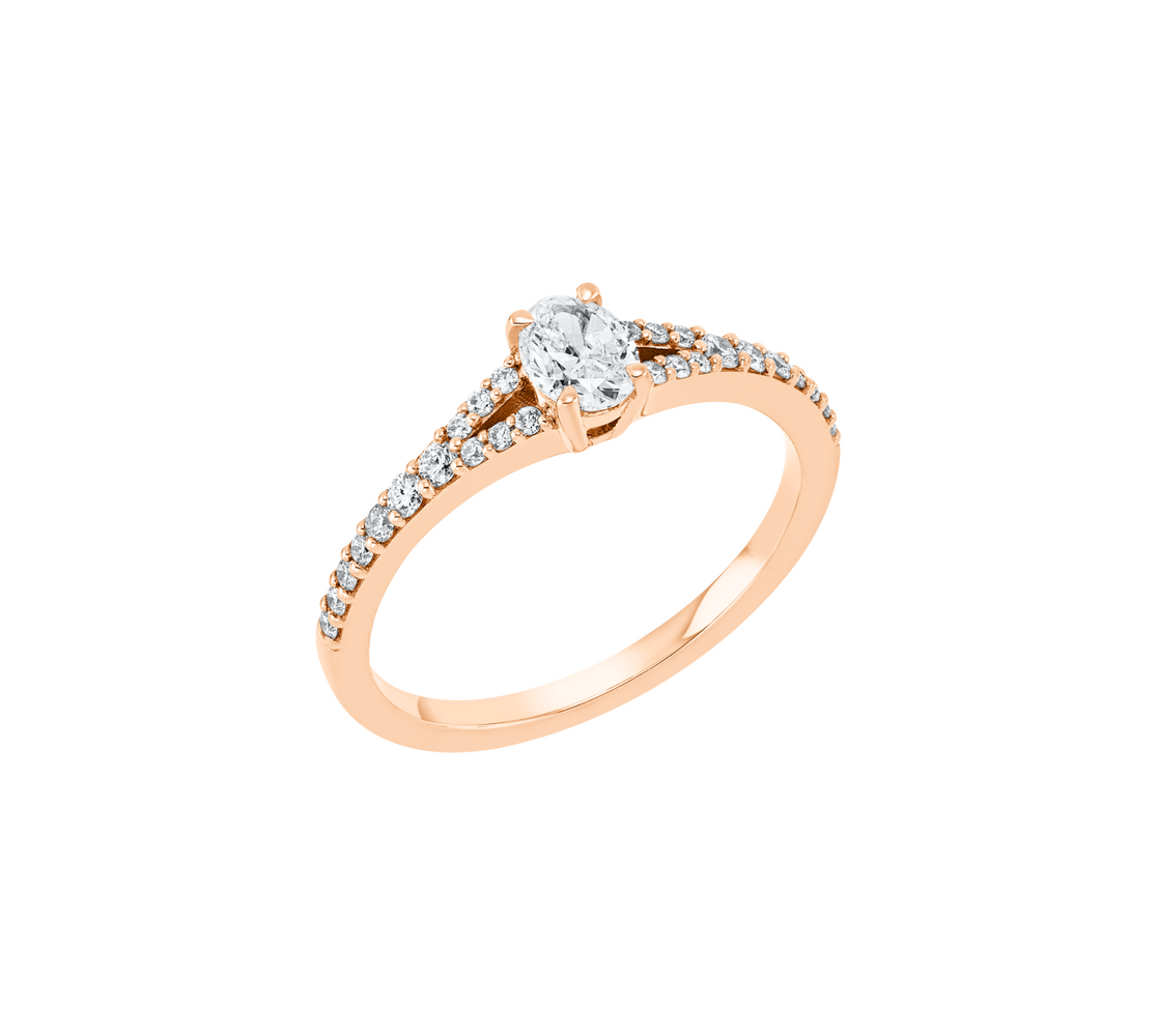 Brogle Classic solitaire ring Brogle Classic solitaire ring