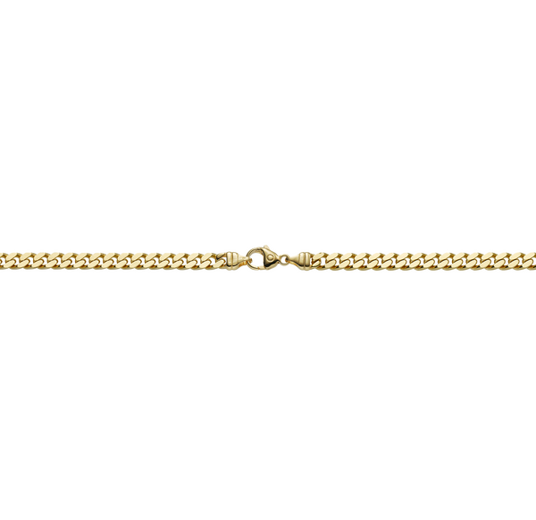 Brogle Classic curb chain bracelet 4-sided diamond cut 5mm Brogle Classic curb chain bracelet 4-sided diamond cut 5mm