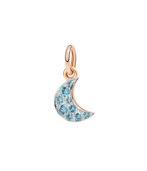 Dodo Mond Blautopas Anhänger