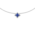 Brogle Classic necklace with sapphire pendant Brogle Classic necklace with sapphire pendant