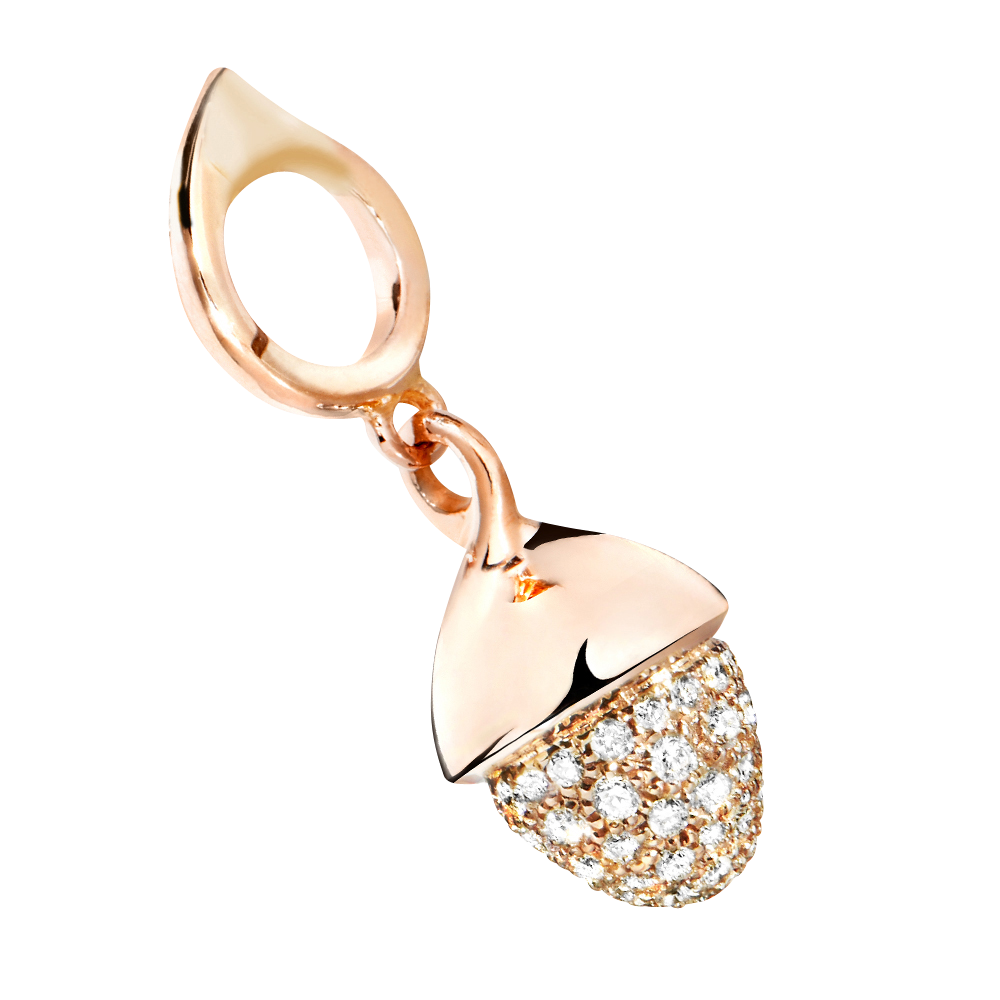 Tamara Comolli Mikado Flamenco Champagne Pavé Pendant
