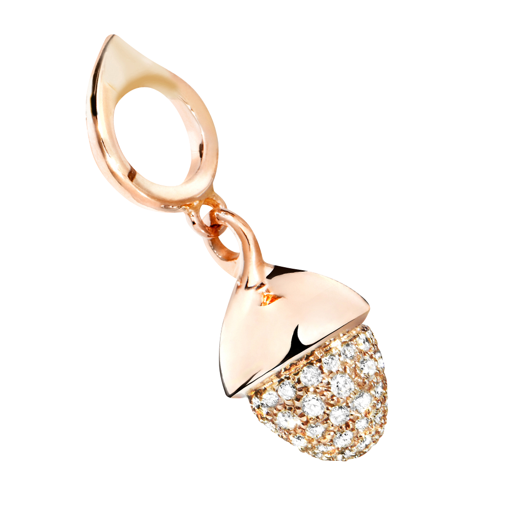 Tamara Comolli Mikado Flamenco Champagne Pavé Pendant