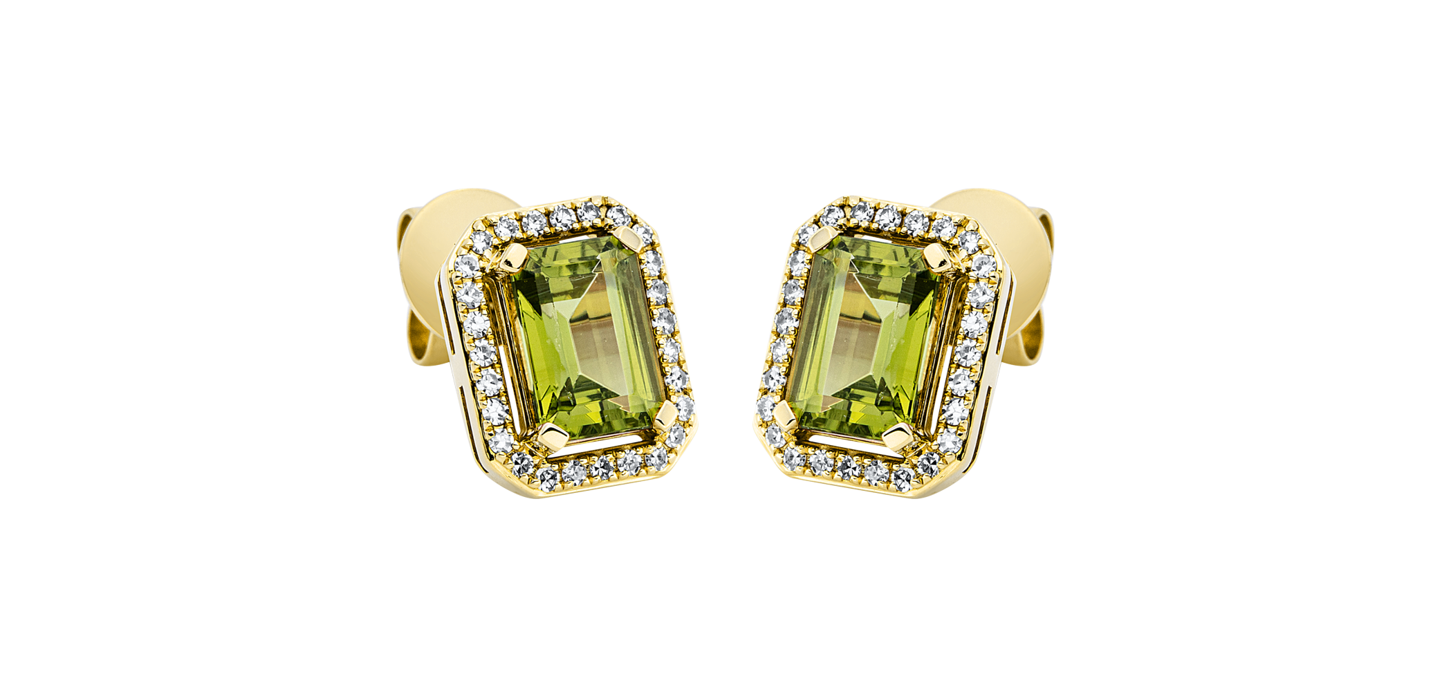 Brogle Classic peridot ear studs Brogle Classic peridot ear studs