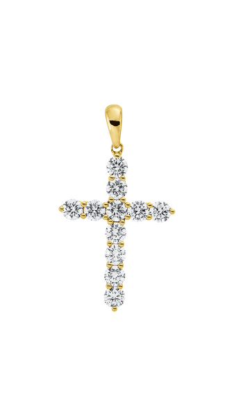 Brogle Classic Kreuzanhänger mit Diamanten Brogle Classic Kreuzanhänger mit Diamanten