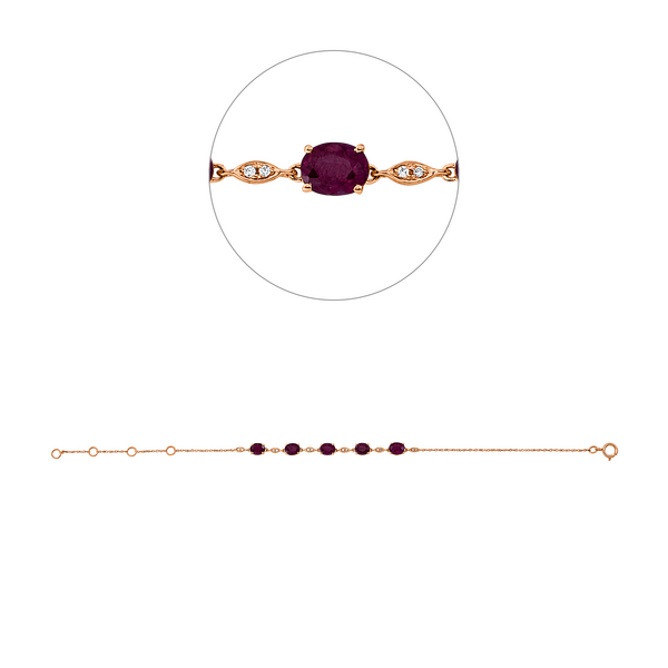 Brogle Classic ruby bracelet