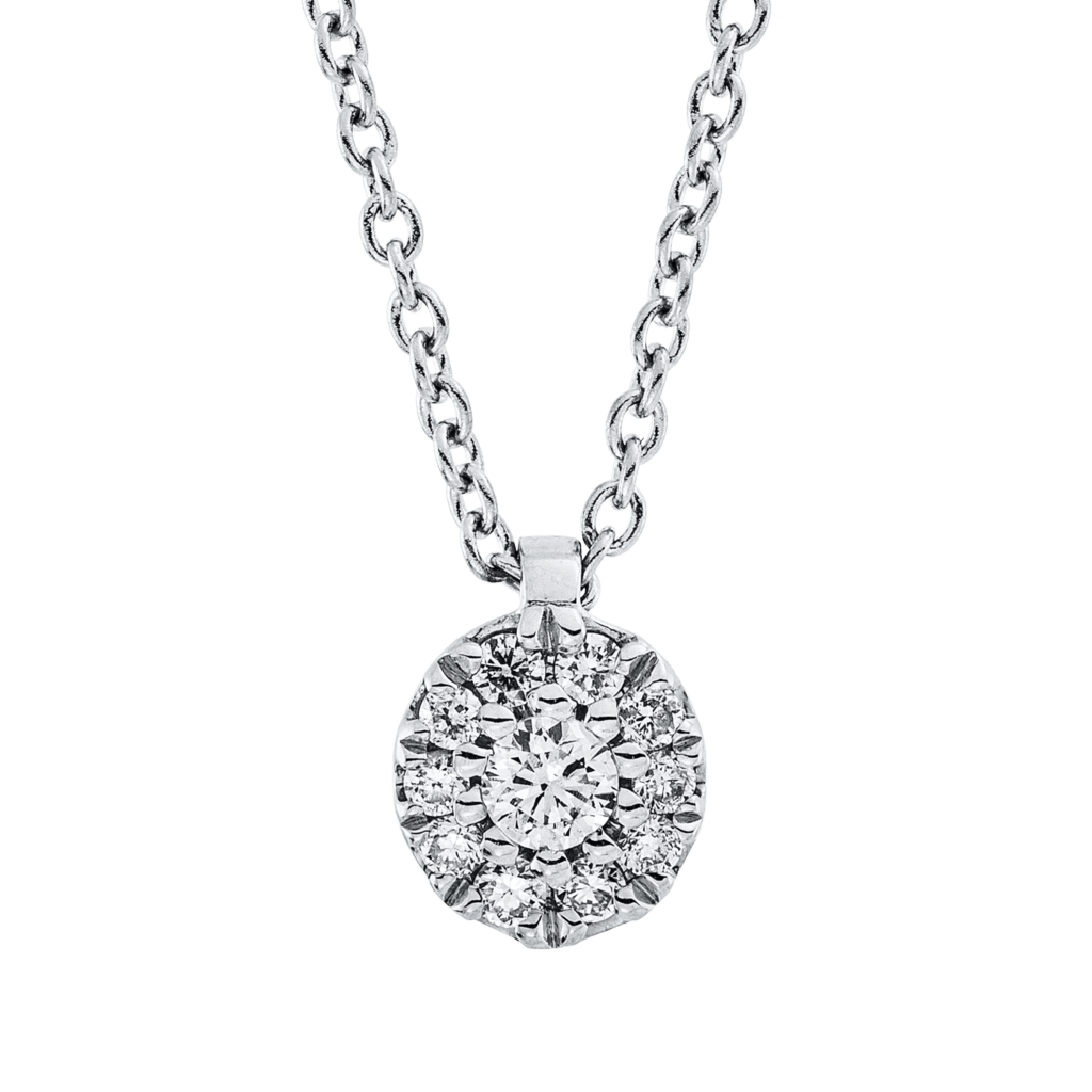 Brogle Classic necklace with diamond pendant Brogle Classic necklace with diamond pendant