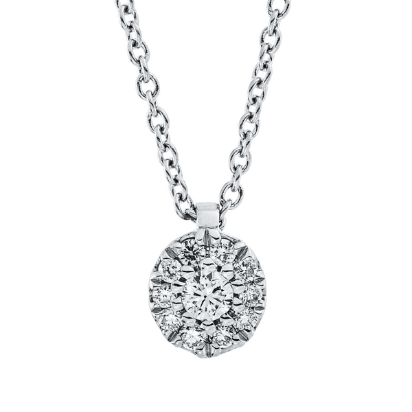 Brogle Classic necklace with diamond pendant Brogle Classic necklace with diamond pendant