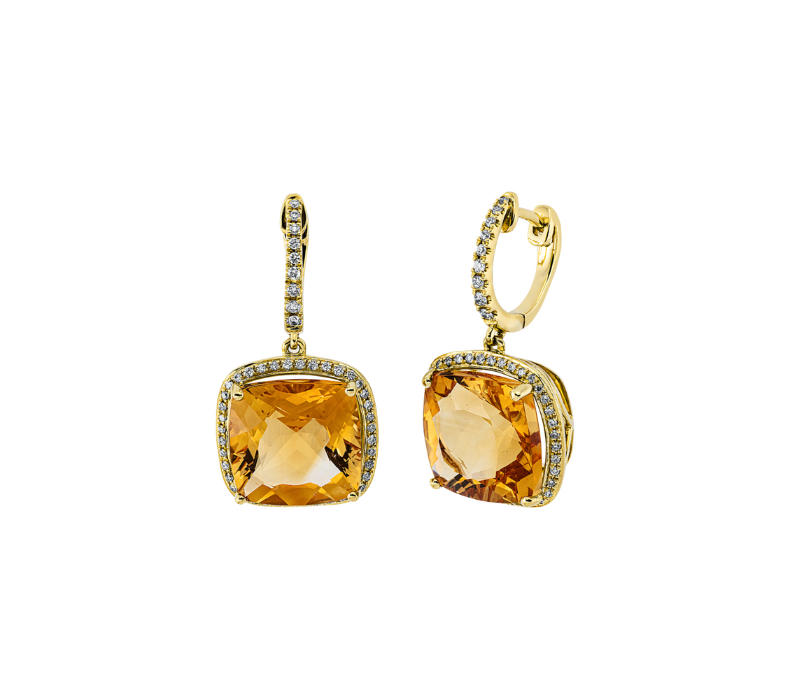 Brogle Classic citrine earrings