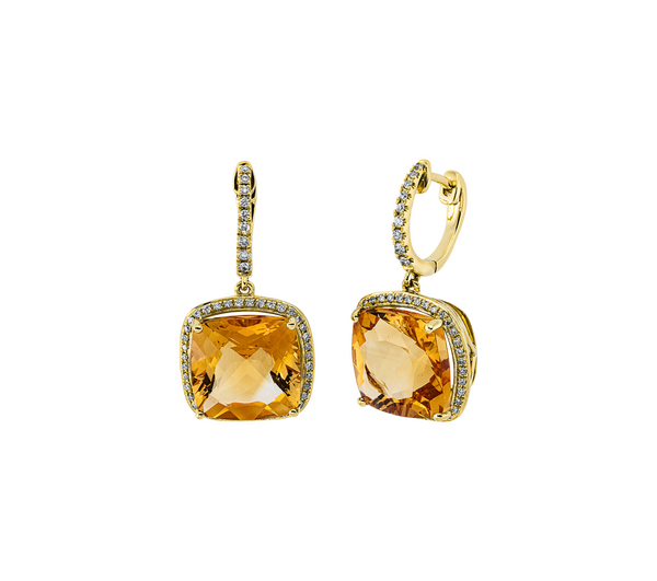 Brogle Classic citrine earrings