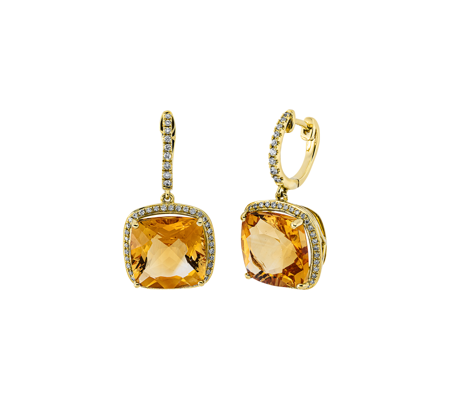 Brogle Classic Citrinohrhänger Brogle Classic Citrinohrhänger
