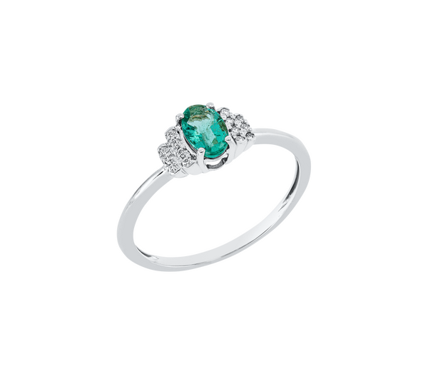 Brogle Classic emerald ring