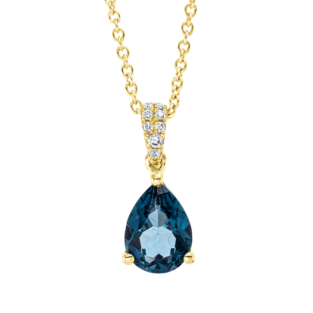 Brogle Classic necklace with London topaz pendant
