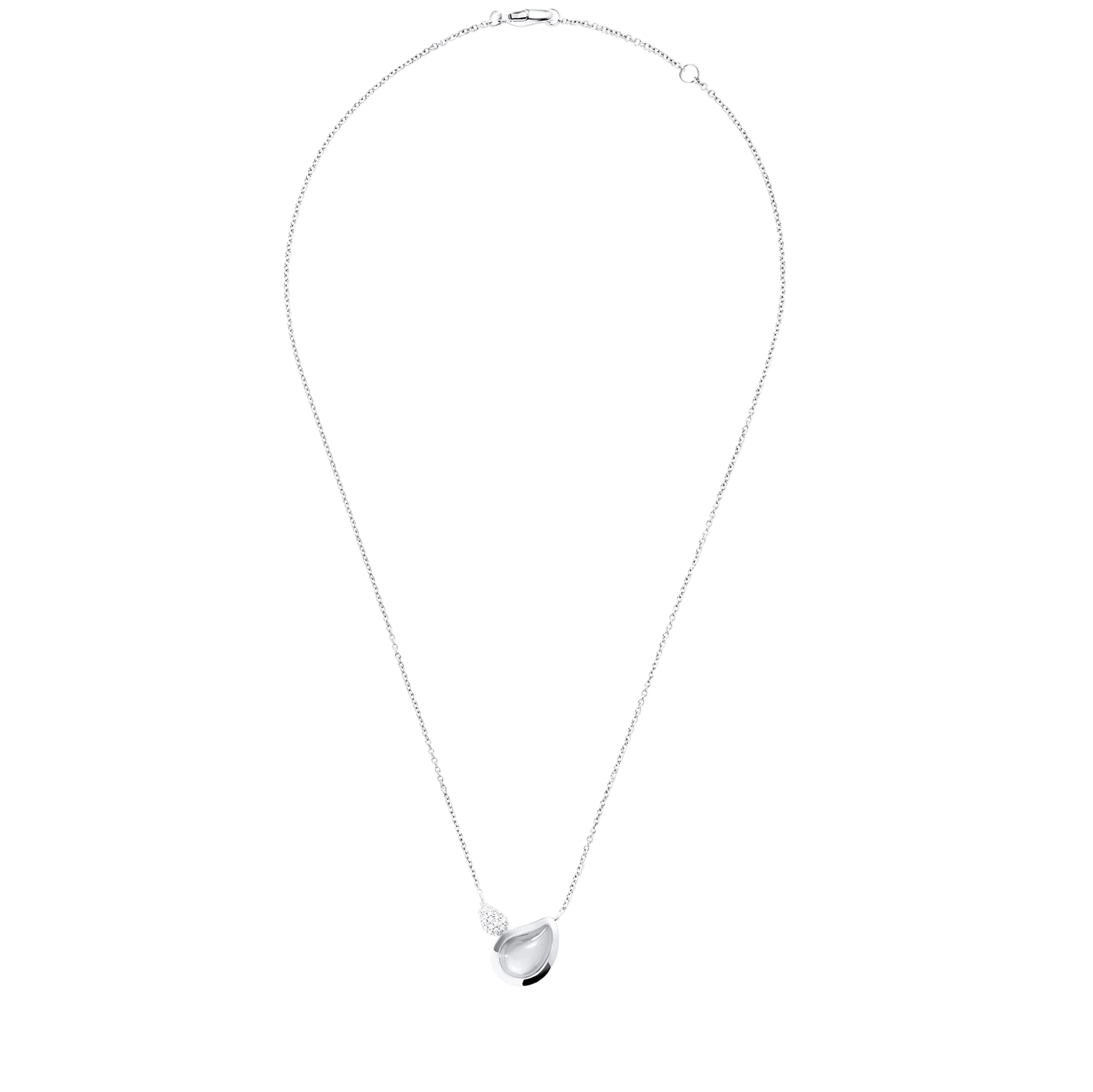 Tamara Comolli Signature Two Drops Moonstone Necklace with Pendant Tamara Comolli Signature Two Drops Moonstone Necklace with Pendant