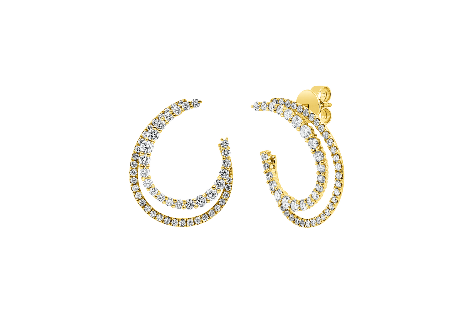 Brogle Selection diamond stud earrings Brogle Selection diamond stud earrings