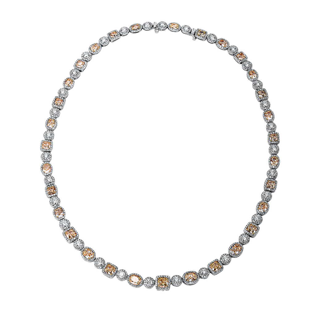 Brogle Selection bicolor diamond necklace Brogle Selection bicolor diamond necklace