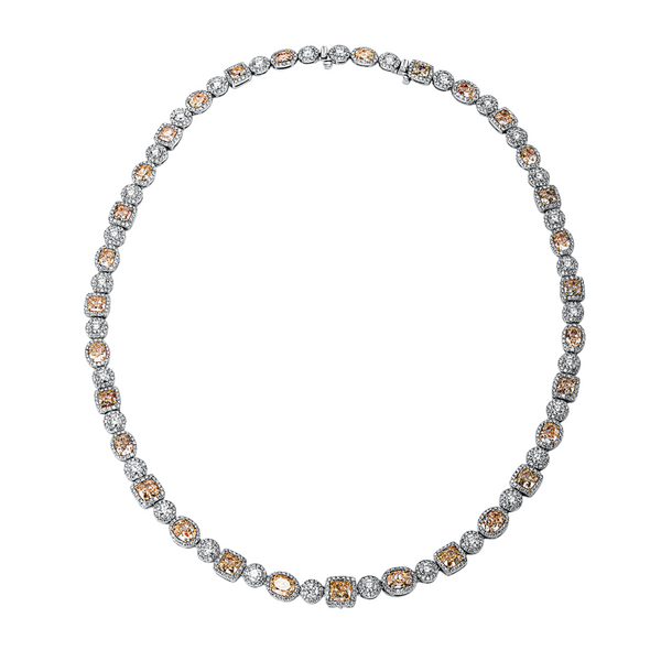 Brogle Selection bicolor diamond necklace Brogle Selection bicolor diamond necklace