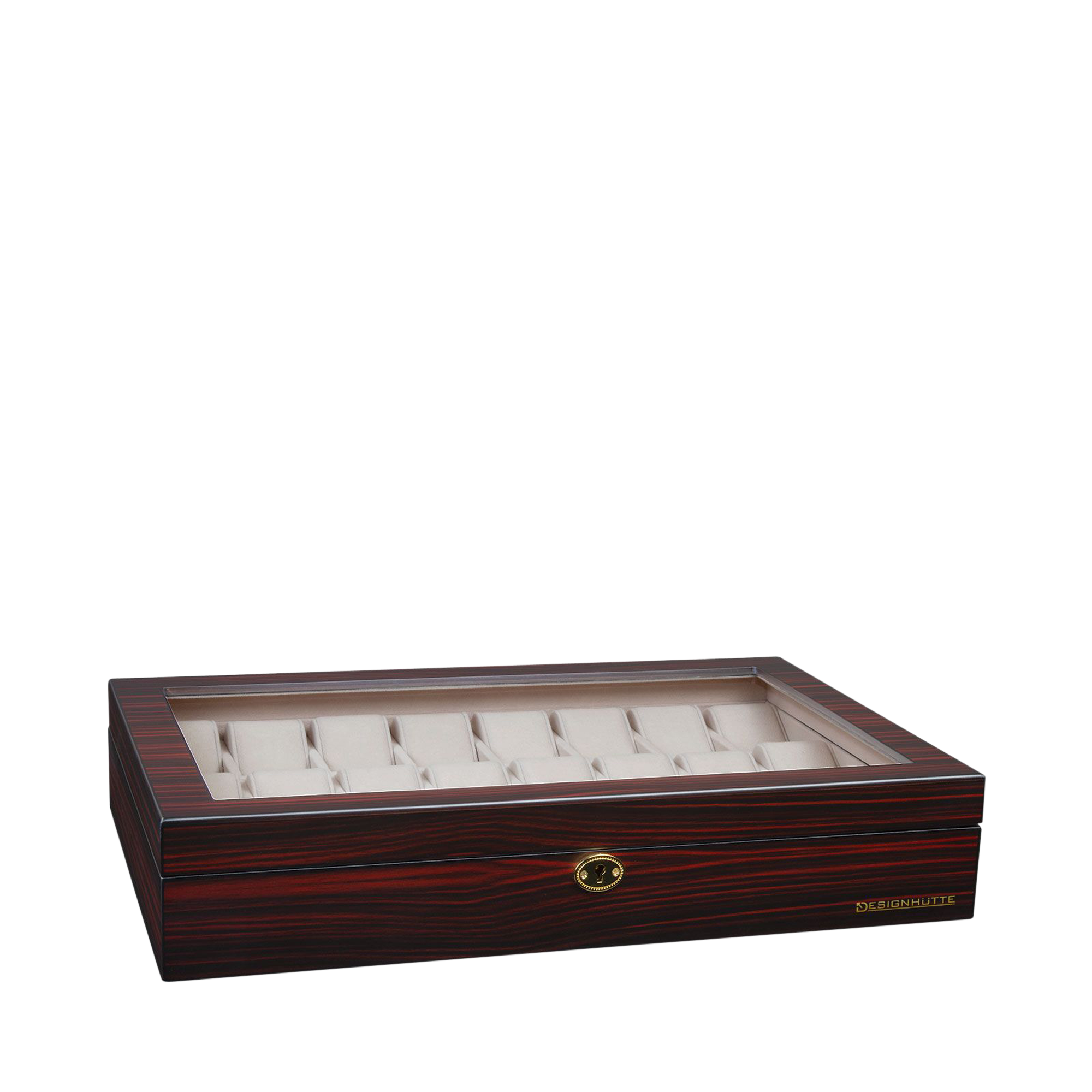 Designhütte Uhrenbox Auckland 24 - Ebony Designhütte Uhrenbox Auckland 24 - Ebony