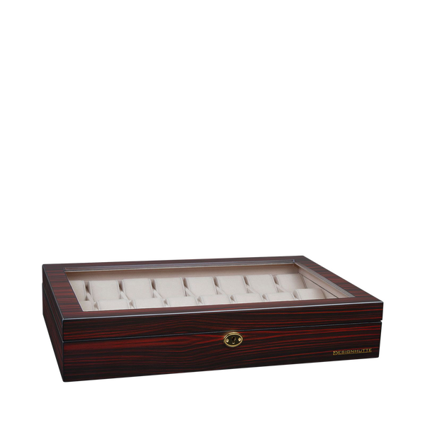Designhütte Uhrenbox Auckland 24 - Ebony Designhütte Uhrenbox Auckland 24 - Ebony