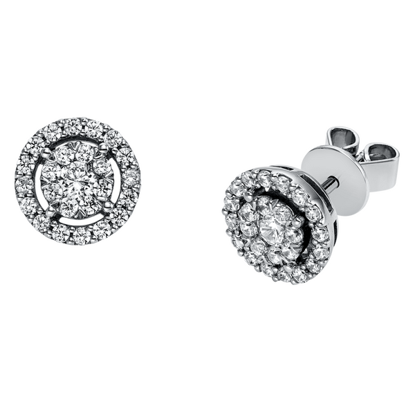Brogle Classic diamond stud earrings Brogle Classic diamond stud earrings