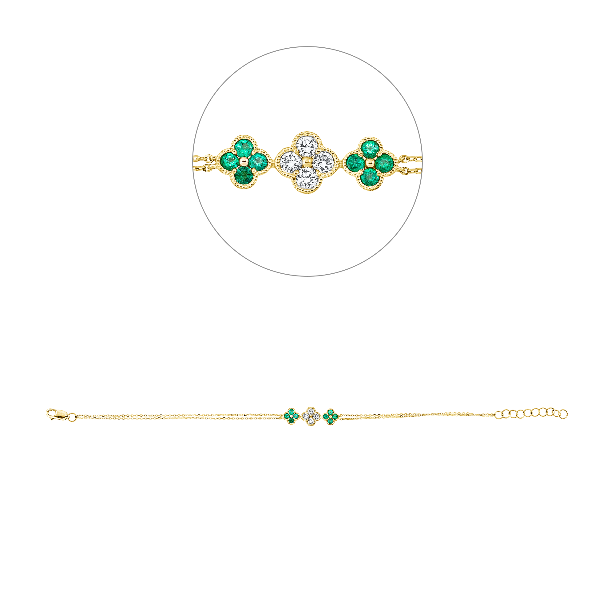 Brogle Classic emerald bracelet Brogle Classic emerald bracelet