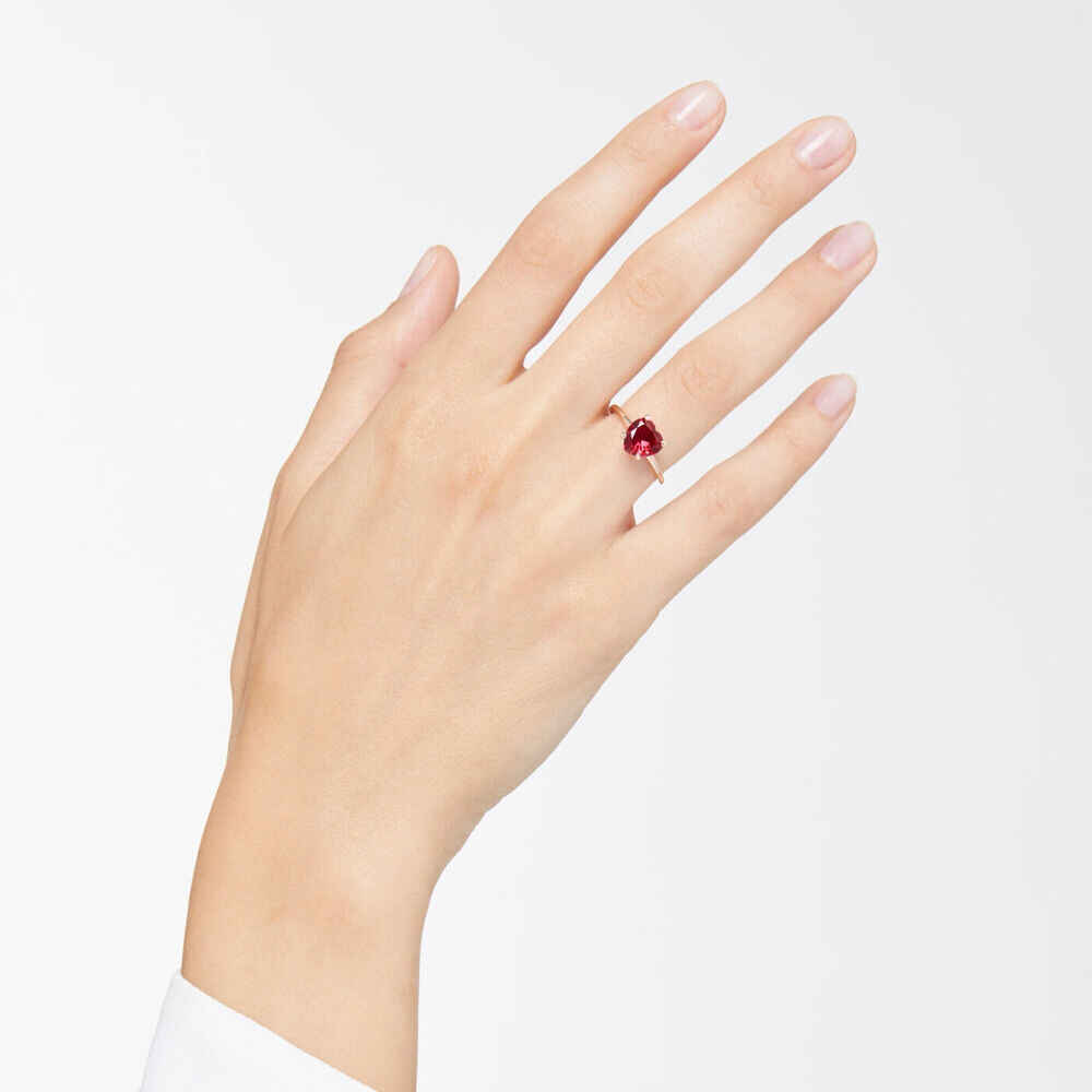 175930 DAB1006 100AM 0009R 100 Dodo heart ring 9k rose gold synthetic ruby j64b0281056d011e9